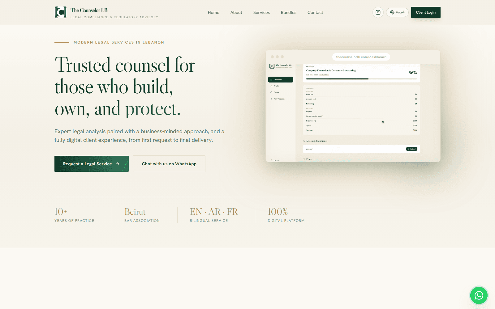 The Counselor LB website